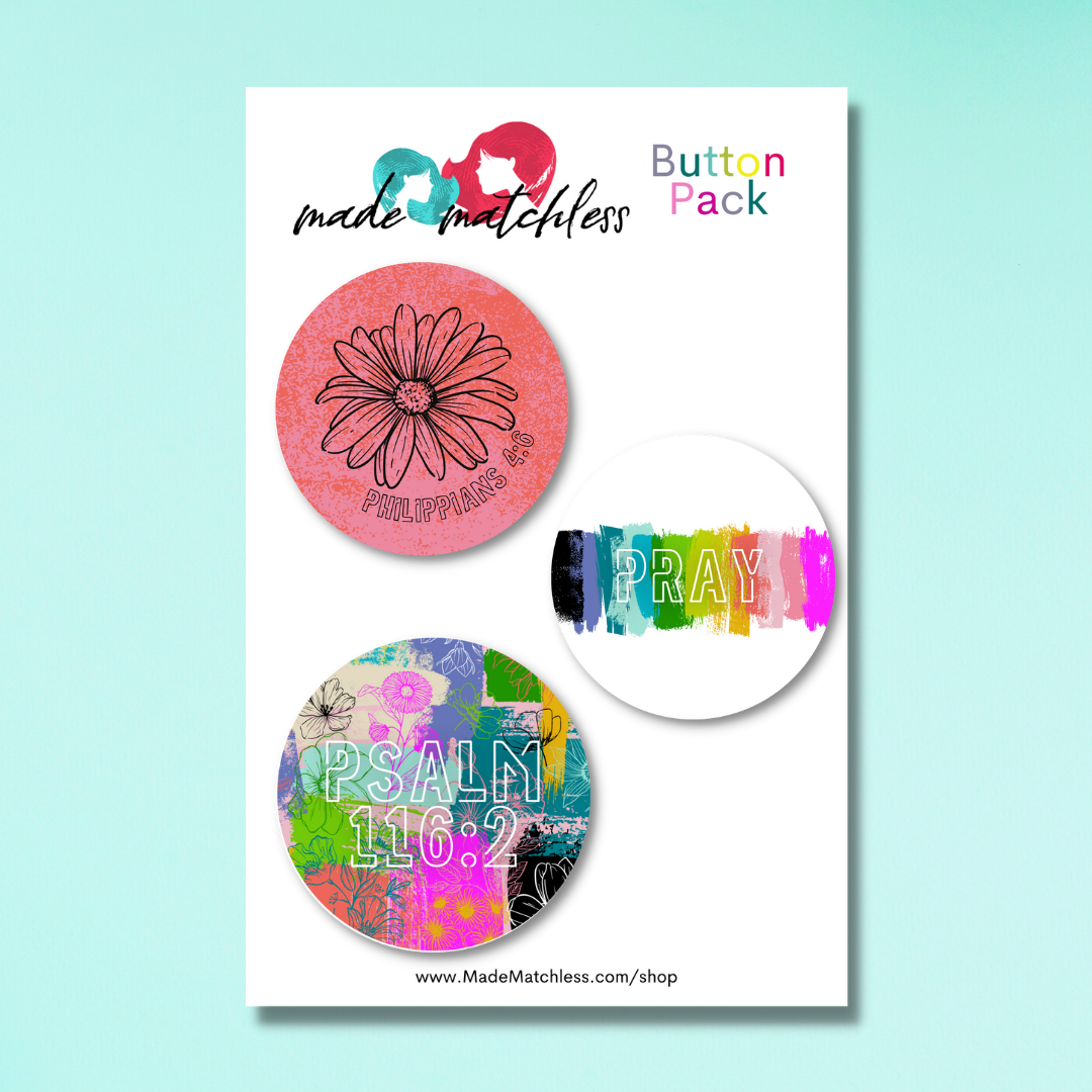 Planner Sticker Pack, God Made Girls - Made Matchless